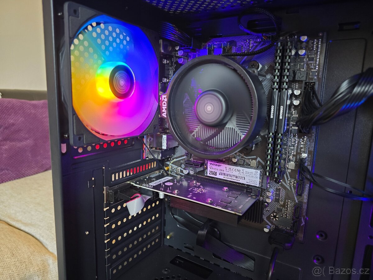 Nové kancelářské PC Ryzen 5,16Gb Corsair, GT610, W11 Pro - 5