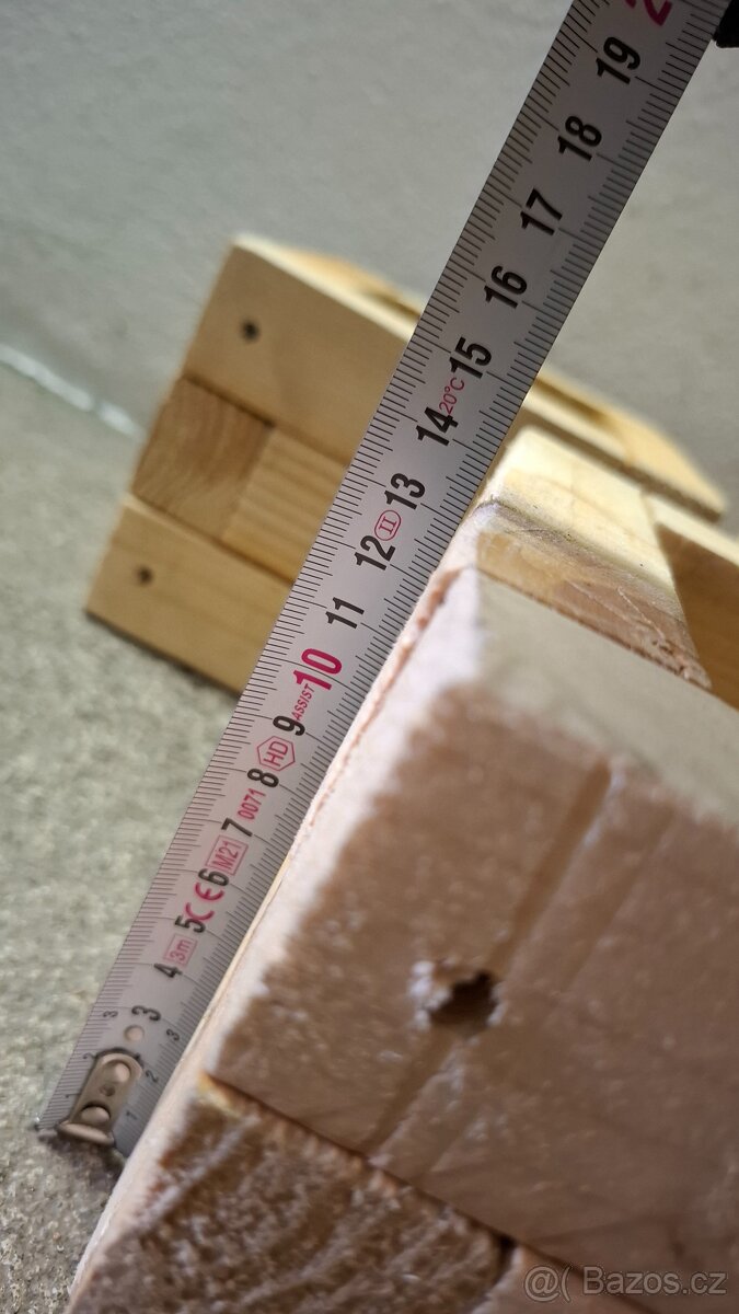 Dřevěný truhlík velký a malý - 5