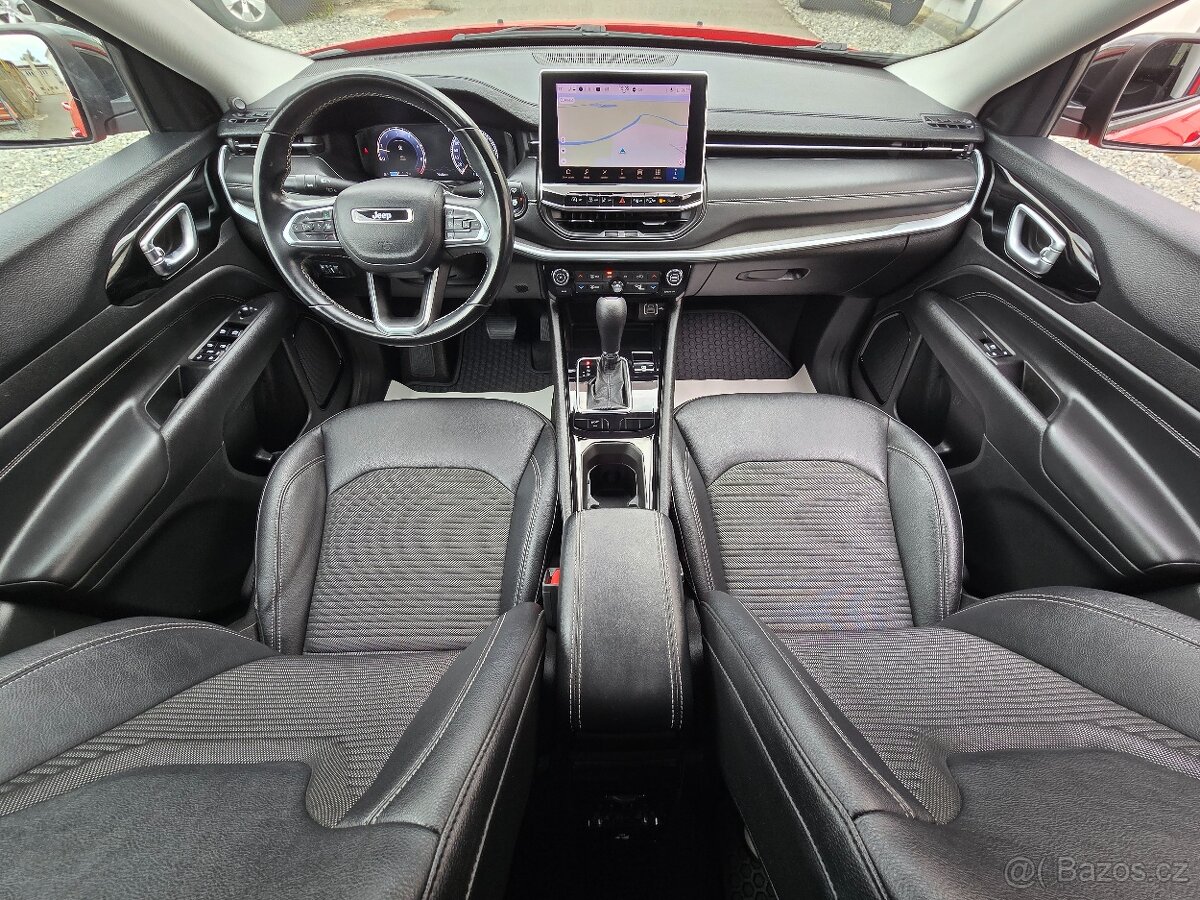 JEEP COMPASS 1,3 110kW LIMITED 2022 KAMERA NAVI KŮŽE ČR -DPH