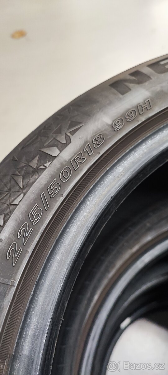 225/50R18 Nexen Winguard, DOT 2022, vzorek 7.7mm. - 5