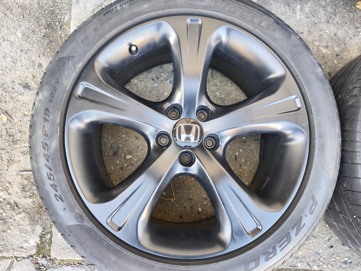 19"letní alu sada 5x114 origo Honda CRV 3.generace 4 245/45 - 5