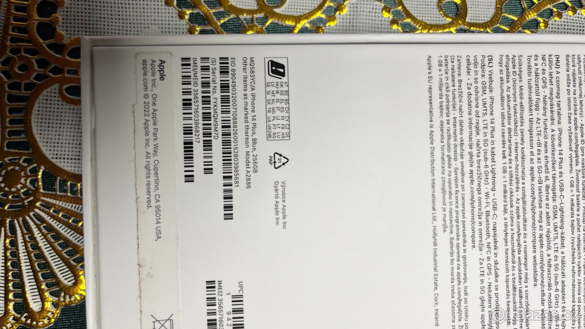 IPHONE 14 Plus 256gb blue v záruce do 3.7.2026 - 5