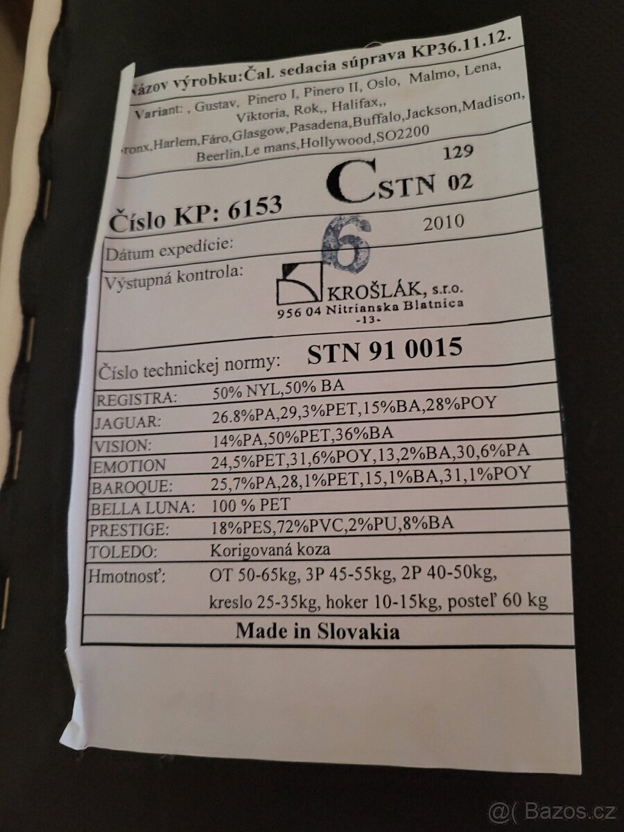 Sedací souprava + křeslo - 5