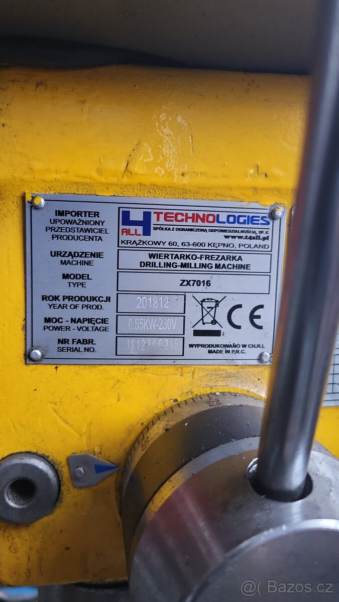 Vrtačko-frézka ZX7016 - 5