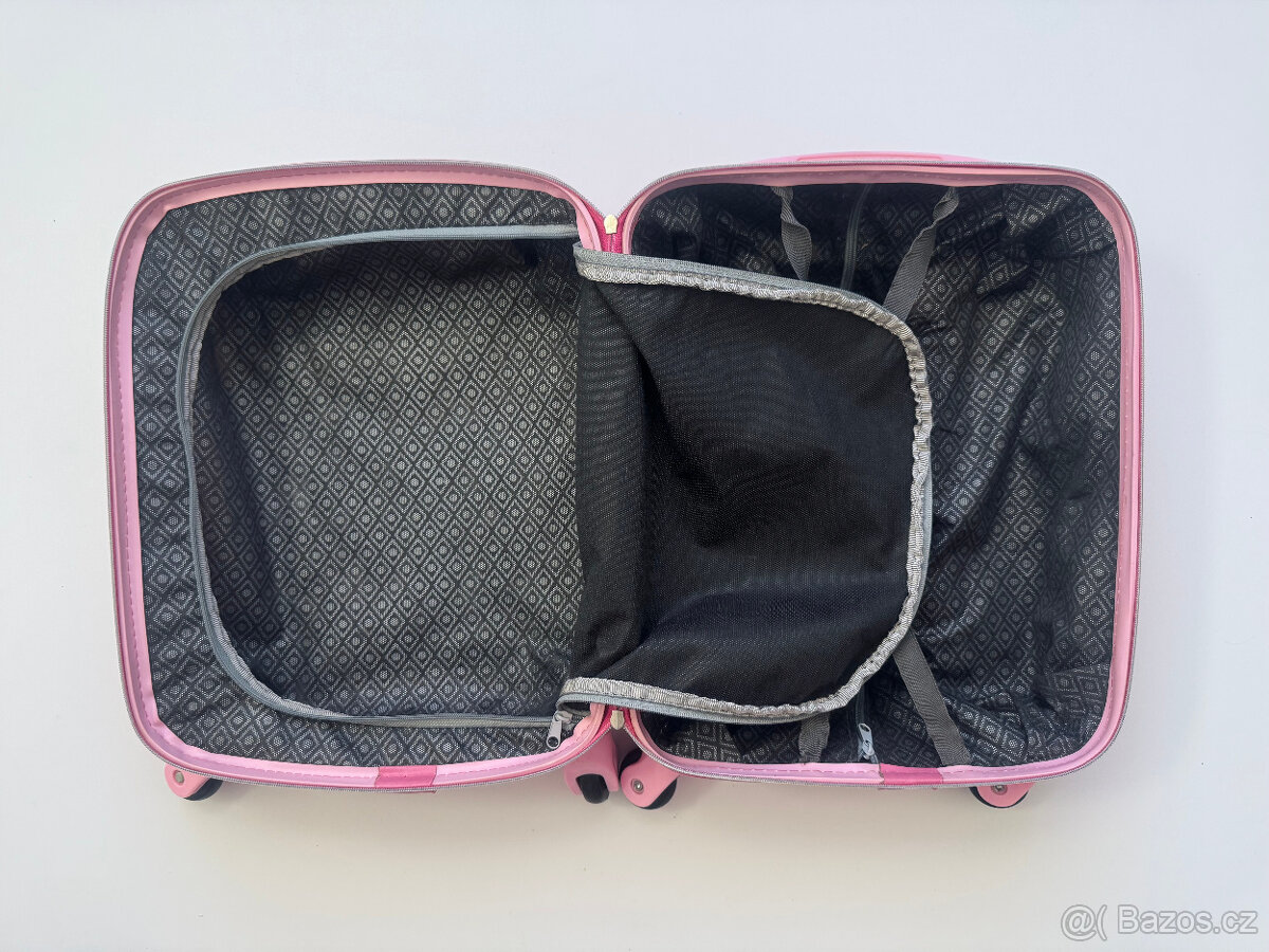 Dětský kufr růžový Angel girls 30 l - 5