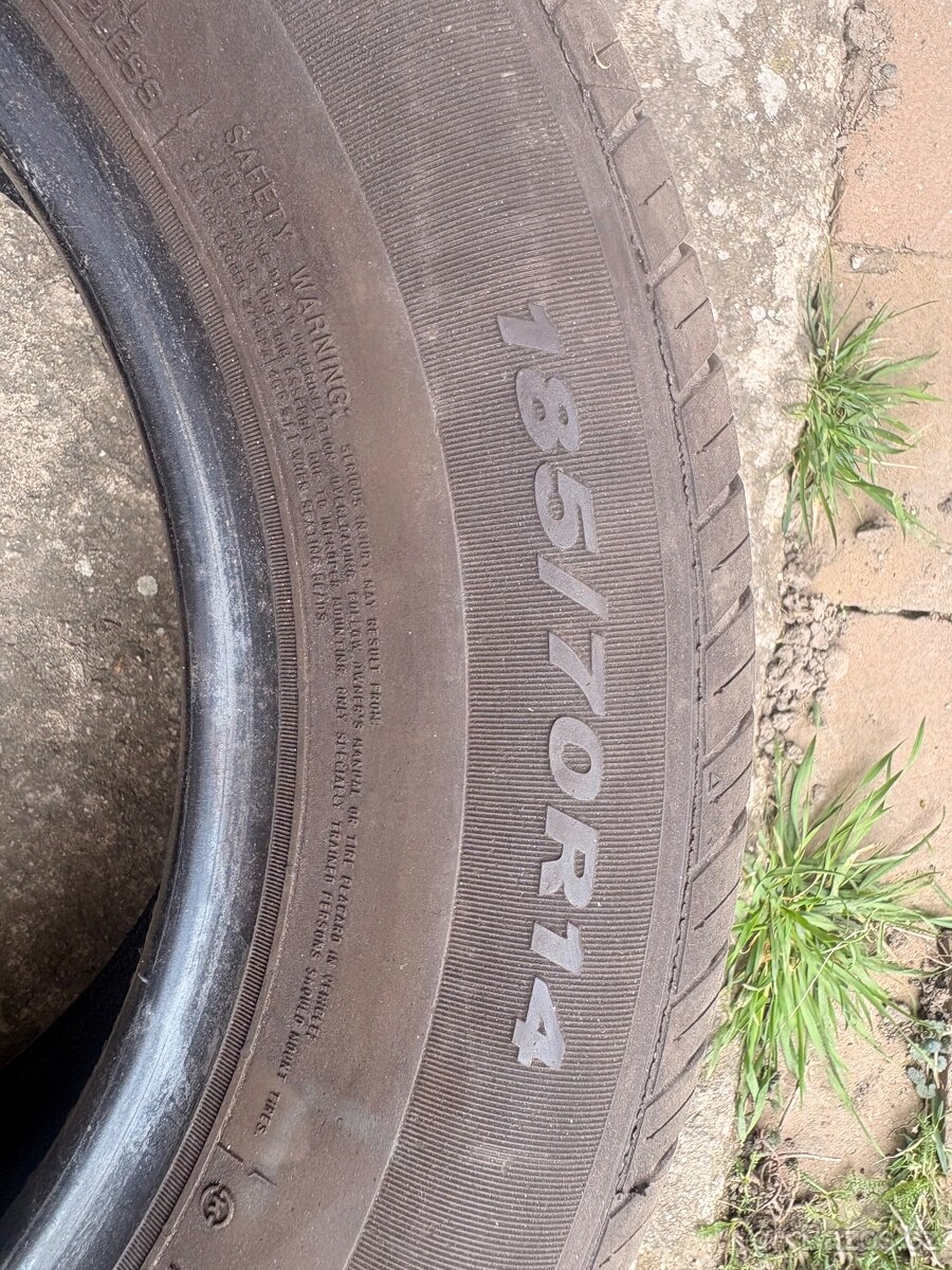 Sada letní pneu 185 /70 R 14 - 5