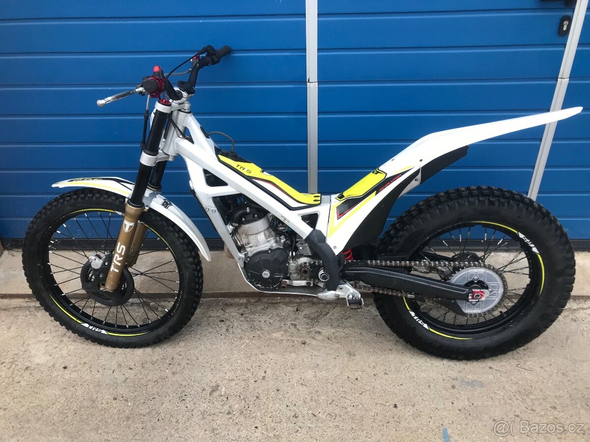 Trial moto Trs 300 one 2017 pérování po servisu