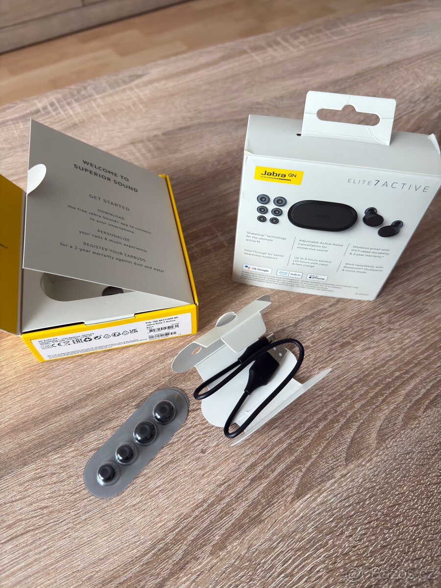 Jabra Elite 7 Active černé barvy. - 5