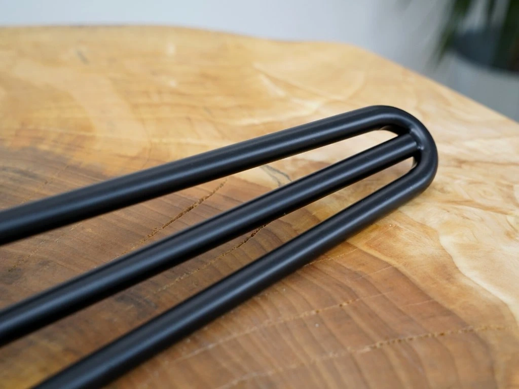 Industrial Hairpin Noha 3 ramenná Černá - 5