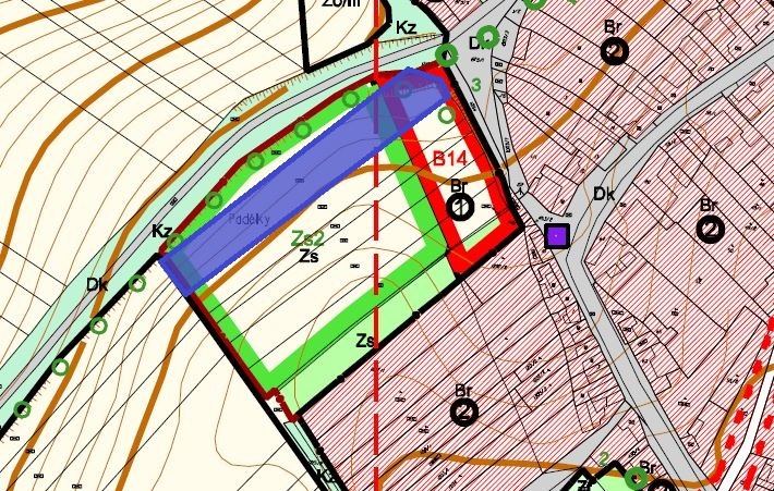 Prodej stavebního pozemku,obec Bohdalice-Pavlovice,CP 3936m2 - 5