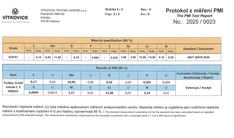 Nerezové trubky pr. 32mm - 5