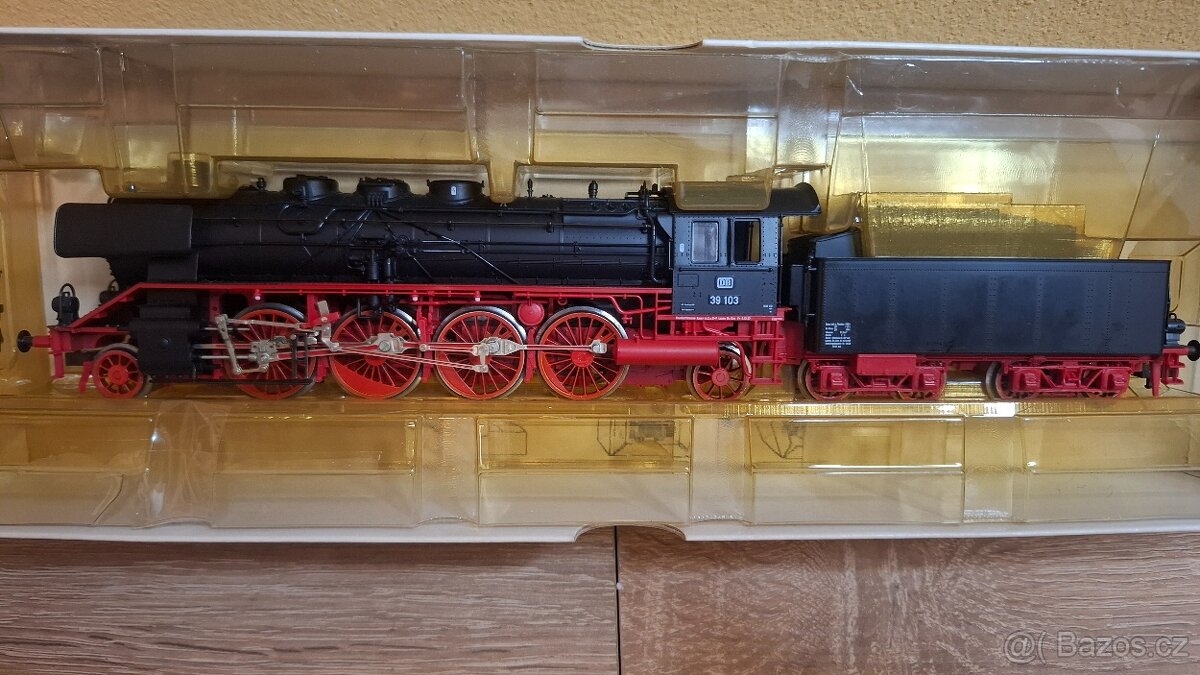 H0 Fleischmann 4138 Lokomotiva BR39 103 DB, or.obal - 5