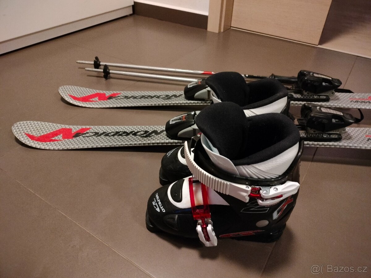 Prodám dětské lyže 100 a přeskáče 32,5 - 5