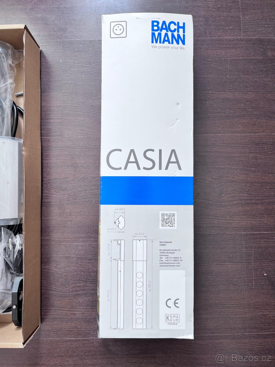 BACHMANN CASIA – zásuvková lišta (4× 230 V) nerez vzhled - 5