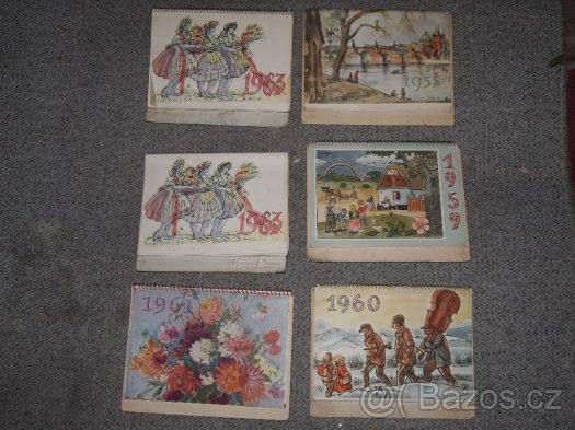 Kalendáře rok 1958-1963 - 5