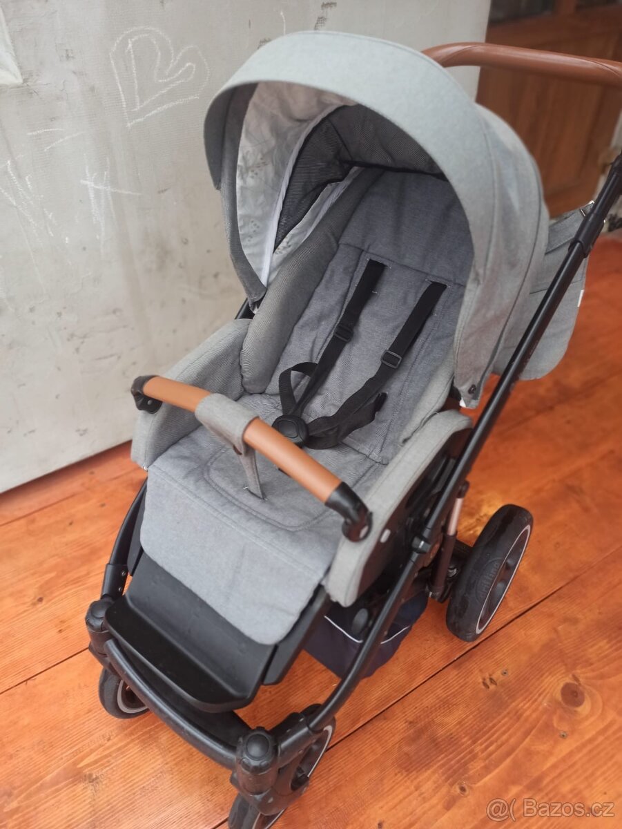 Kočárek dvojkombinace Jedo Tamel + vajíčko Cybex Aton se zak - 5