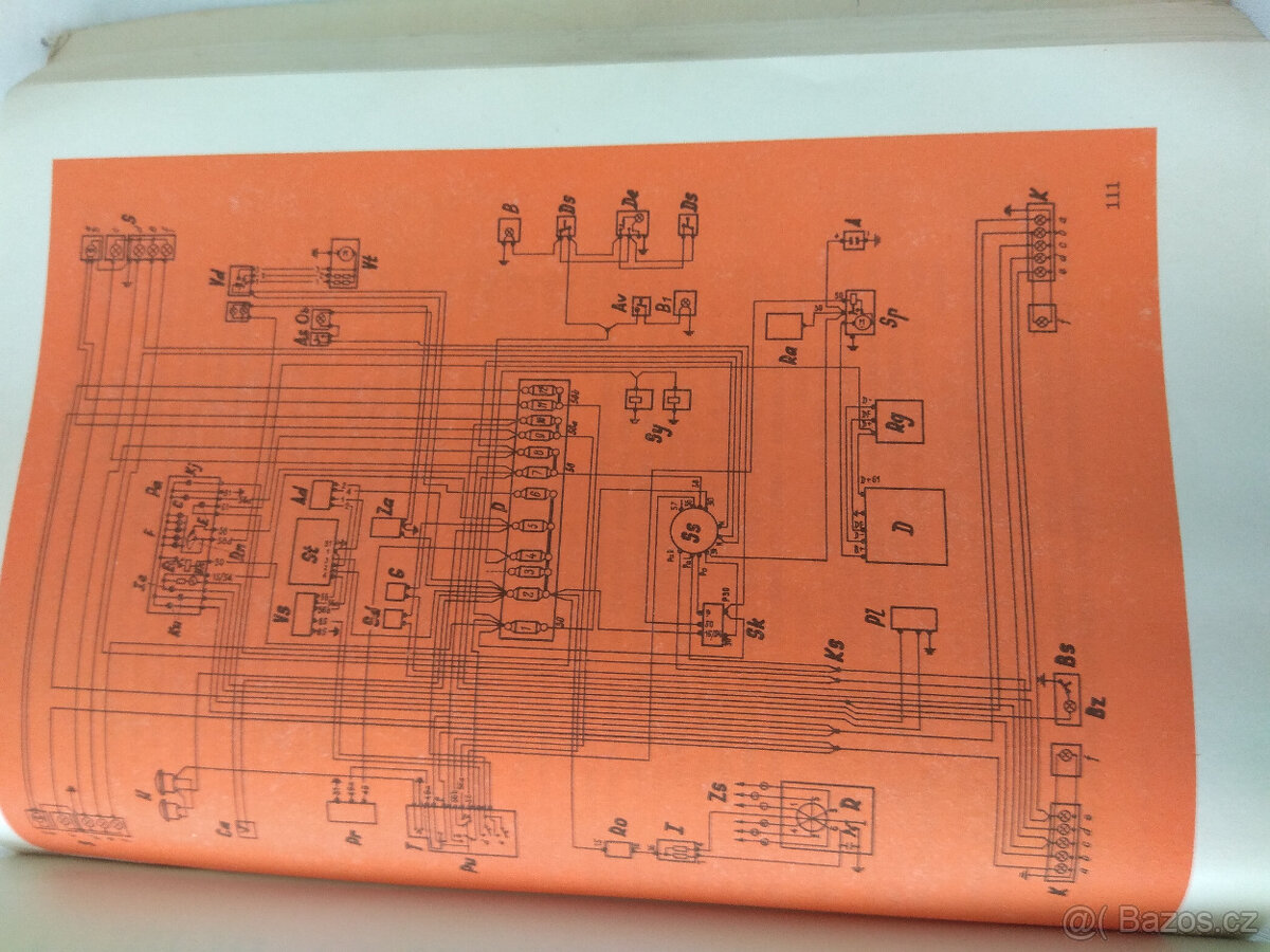 SCHEMATA ELEKTRICKÉHO. ZAP. OS. AUT. II., 1969 - 5