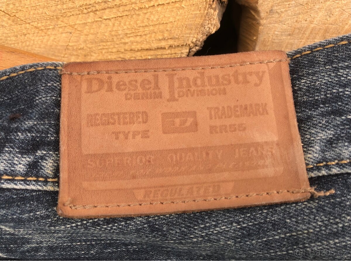 Značkové Džíny Diesel, pánské, denim - 5