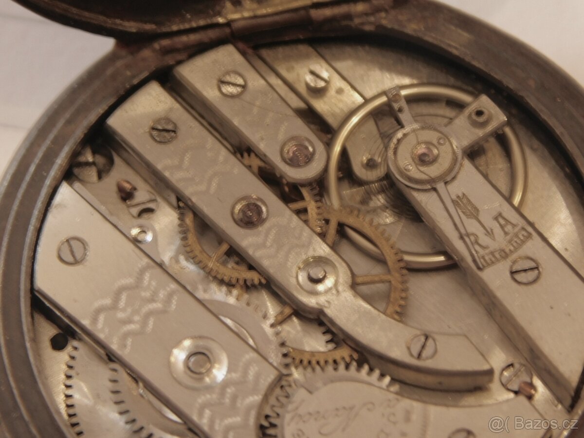 Starožitné kapesní hodinky J.DUQUESNE NANCY - 5
