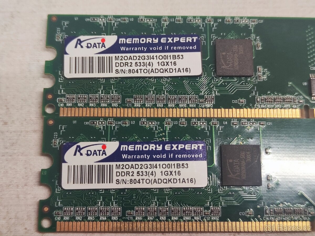 Velká sada RAM pamětí (DDR3, DDR2, DDR1) - 5