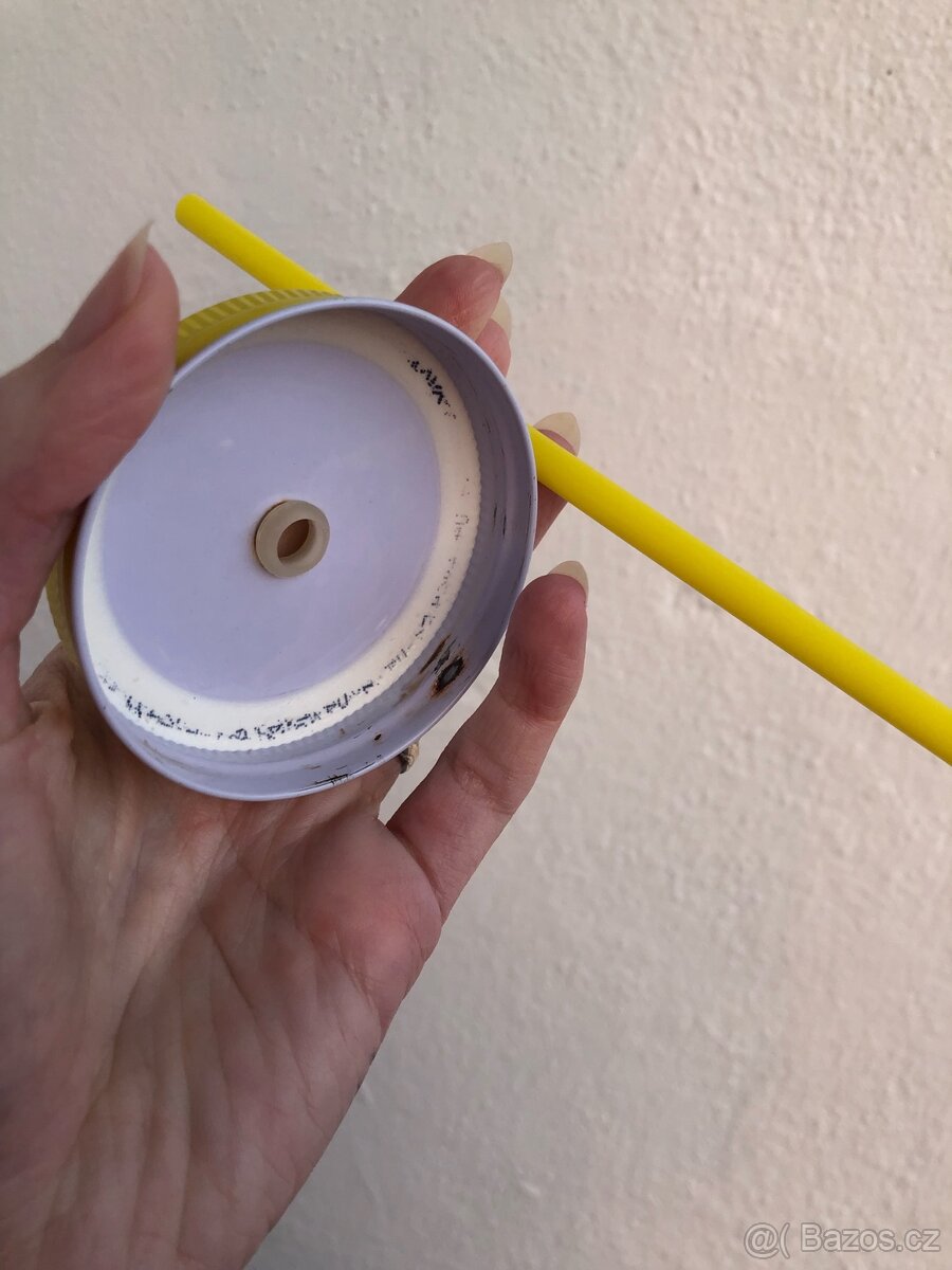 Skleněný hrnek s brčkem - 5