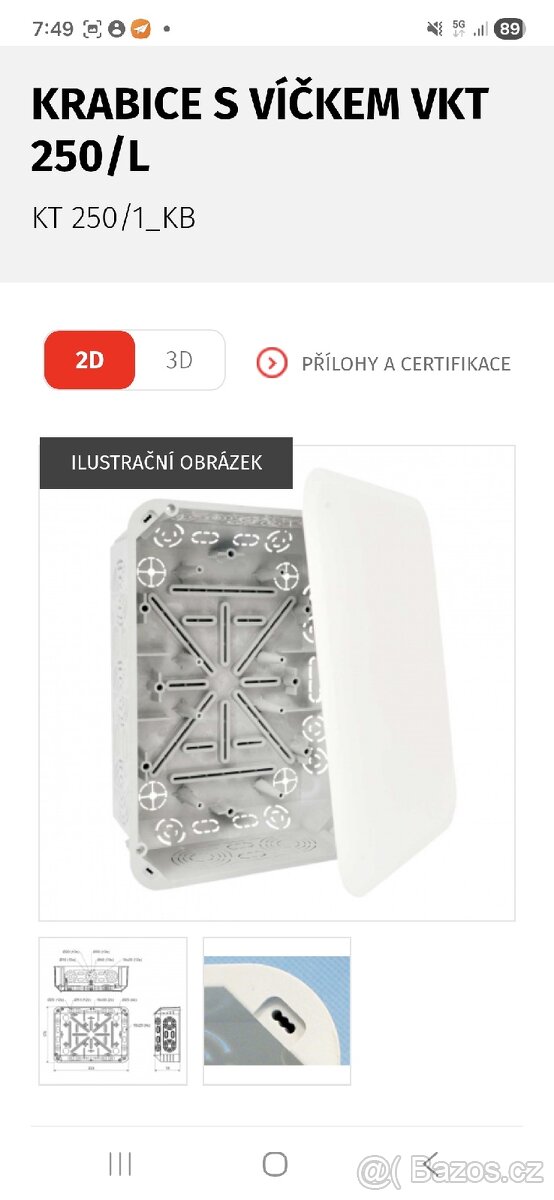 Rozhodná krabice Kopos 250/1 - 5