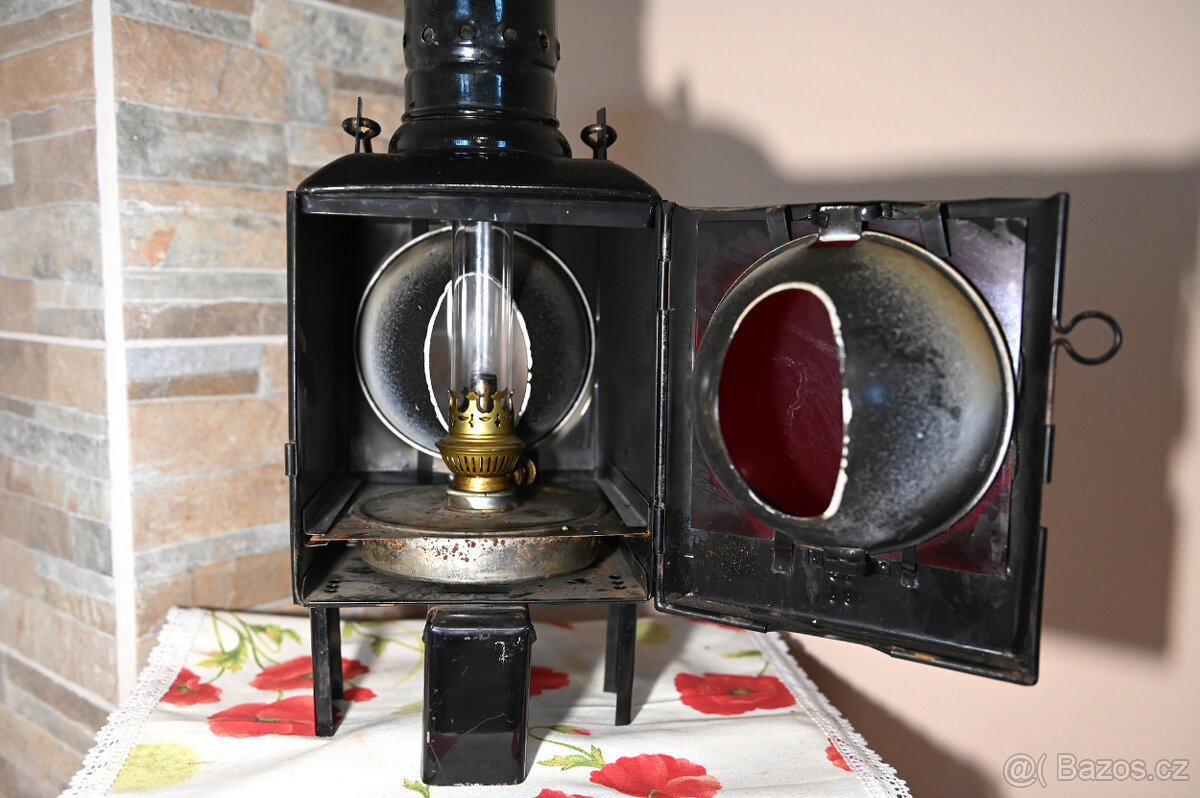 Drážní lucerna - lampa, 46 cm - 5