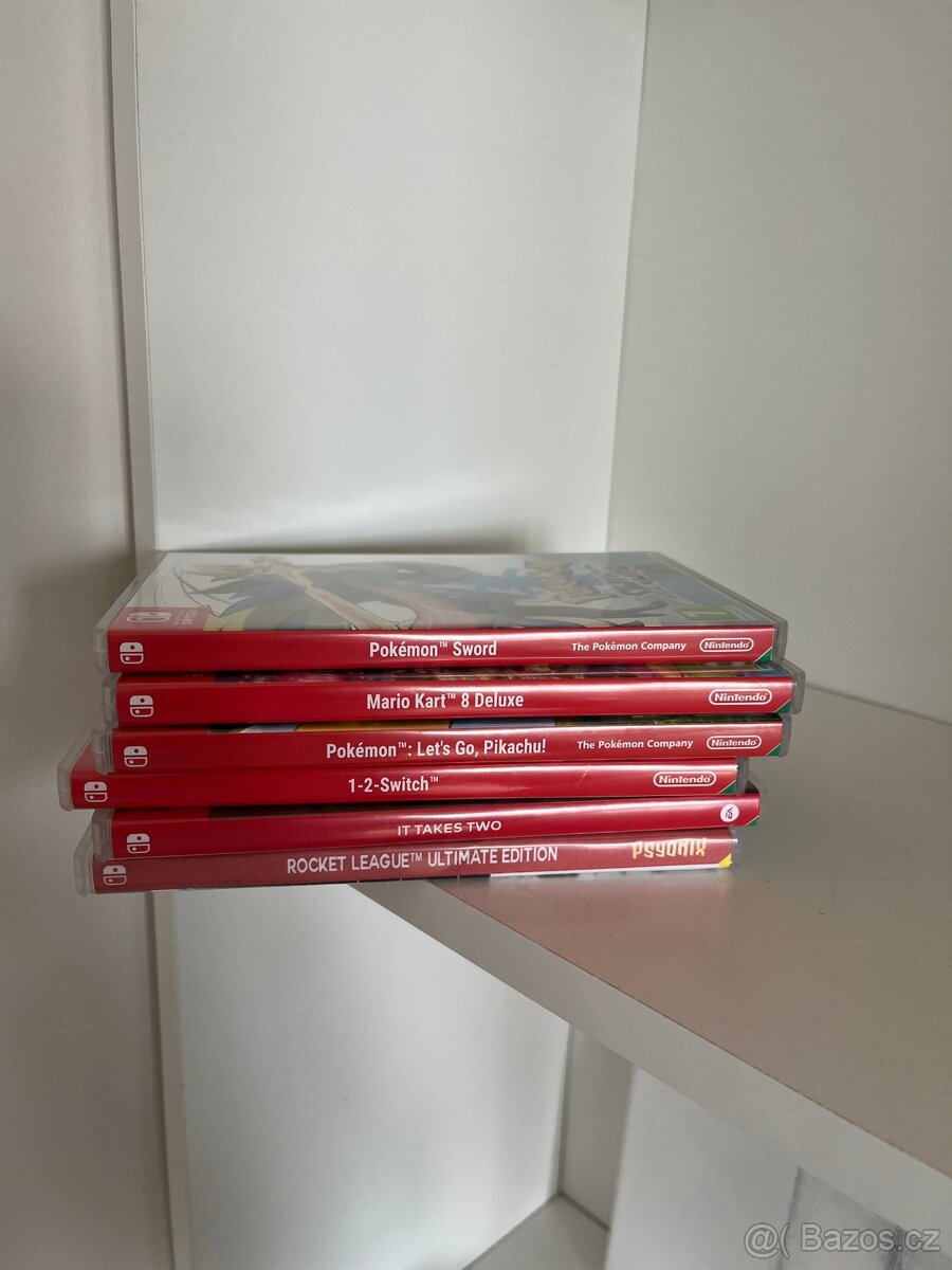Nintendo Switch OLED + 2x Joy-Con, 2x ovladač, jako nový - 5