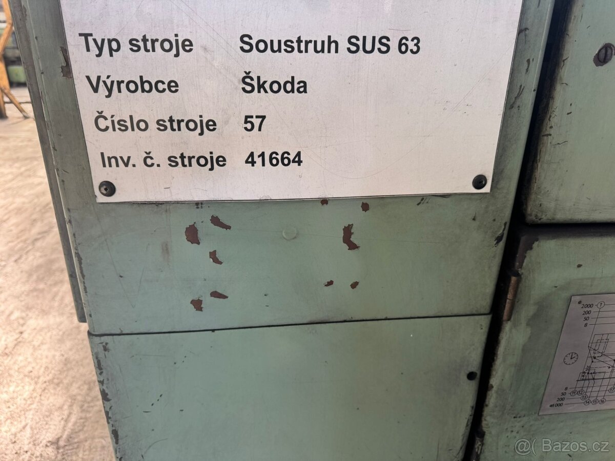 Soustruh na kov SUS 63/2750 - 5