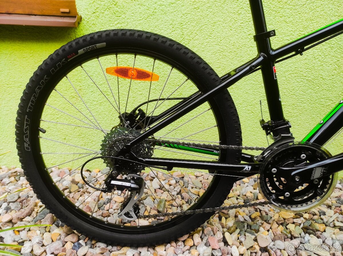 Značkové dětské kolo Specialized 24" (černá/zelená)# - 5