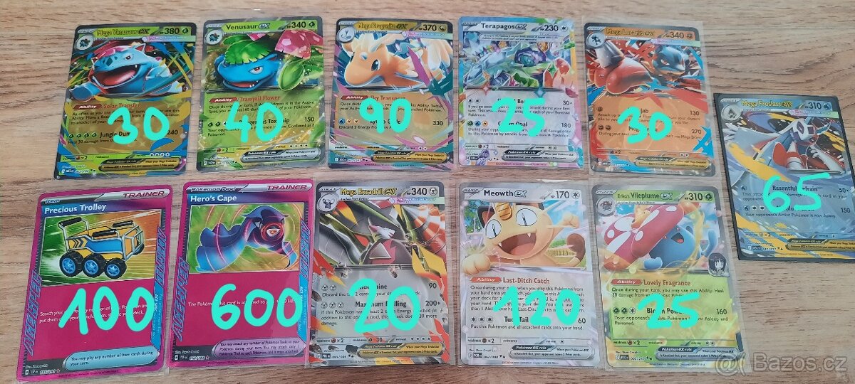 Pokémon karty hity + EX - 5
