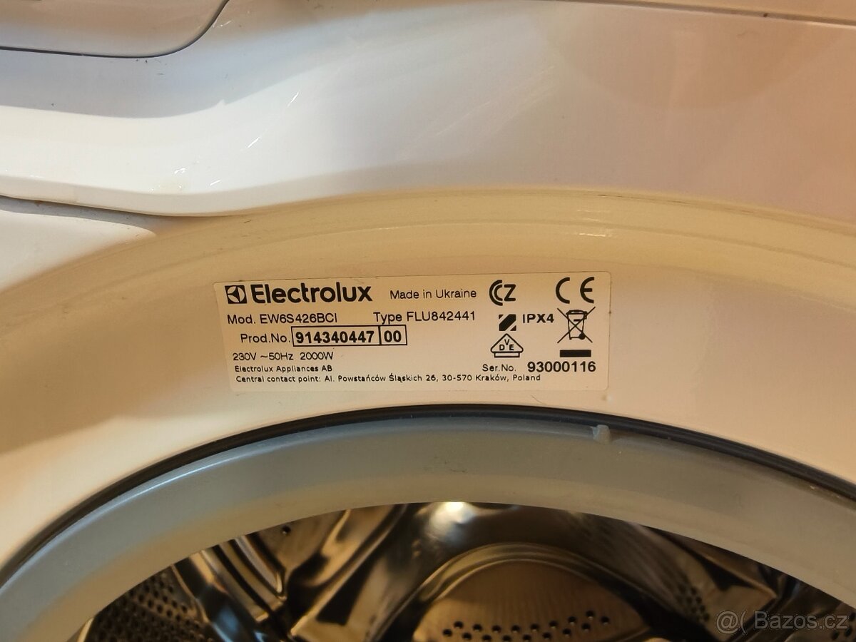 Slim pračka Electrolux 6 kg - 5