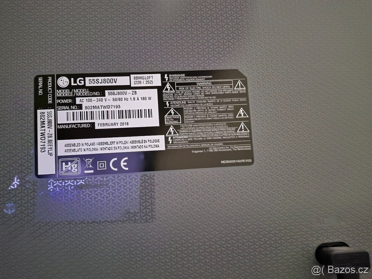Televize LG 55SJ800V - 5