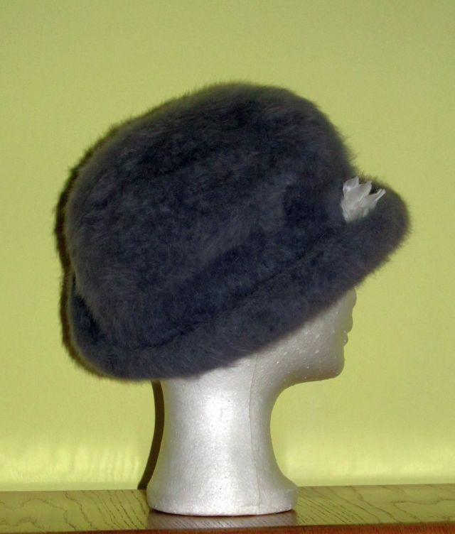 Dámský klobouček - obvod hlavy 56 cm - 5