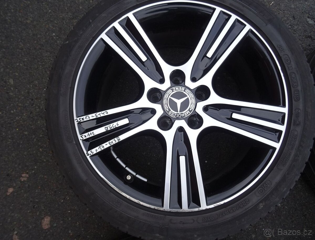 Alu disky origo Mercedes C, 17", 5x112, dvourozměr, letní - 5