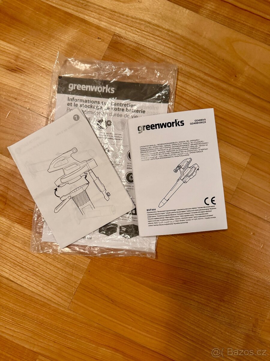 40V ventilátor/vysavač Greenworks GD40BVII - 5