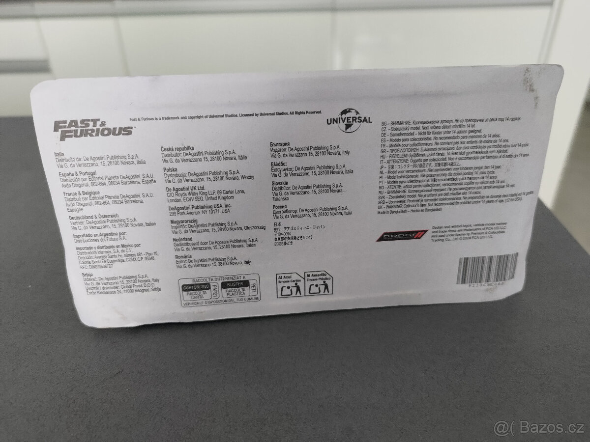 1:43 F&F Deagostini Dodge Charger SRT8 (2012) č.71 + časopis - 5