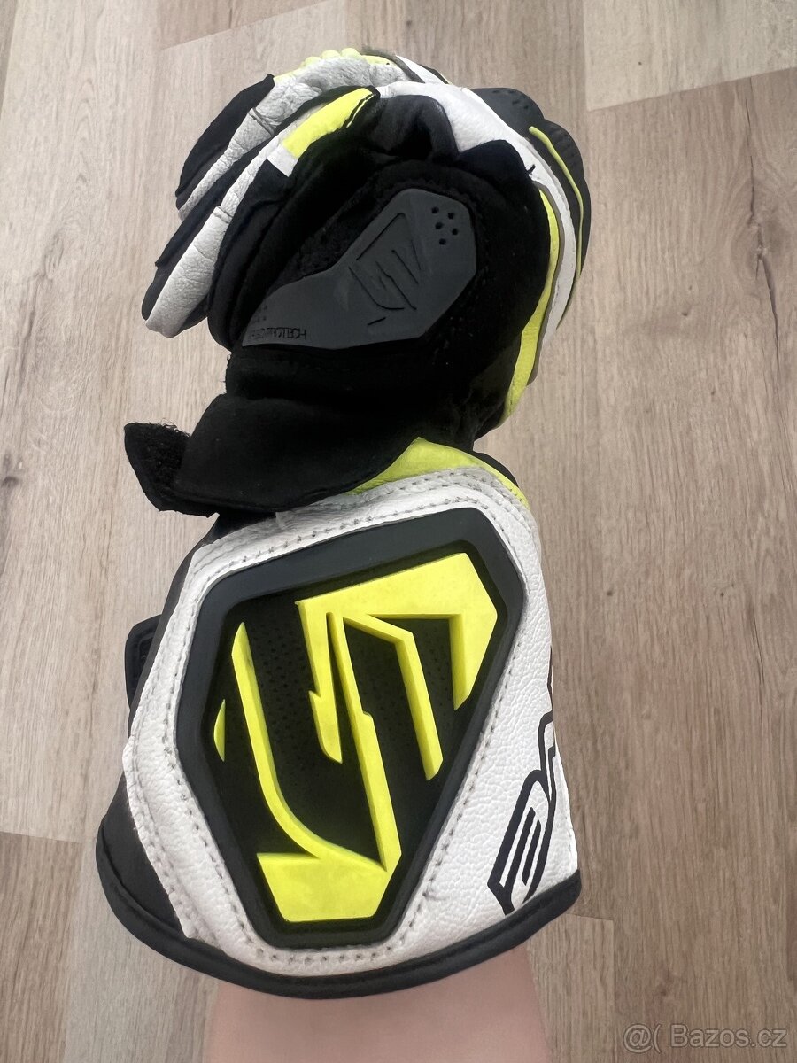 Dlouhé kožené rukavice na motorku vel. S - 5