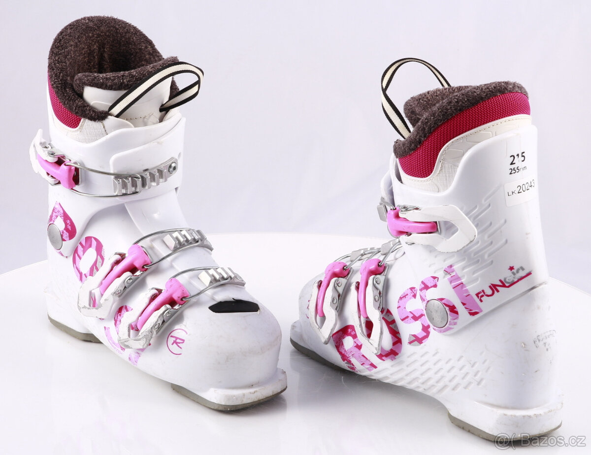 Použité dětské lyžáky ROSSIGNOL FUN GIRL 3 - 5
