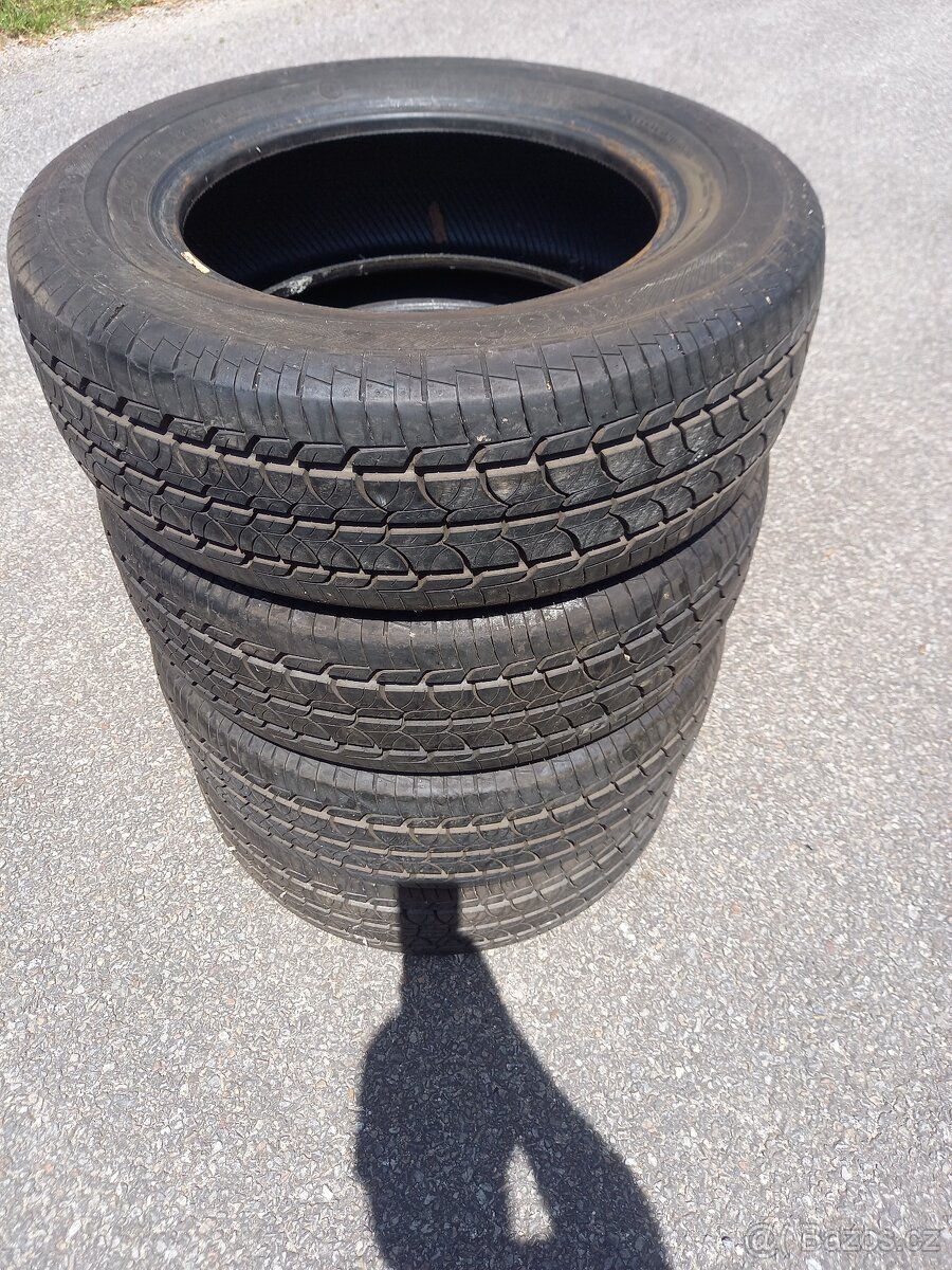 4ks téměř NOVÉ zátežové užitkové pneu 215/65R16C - 5