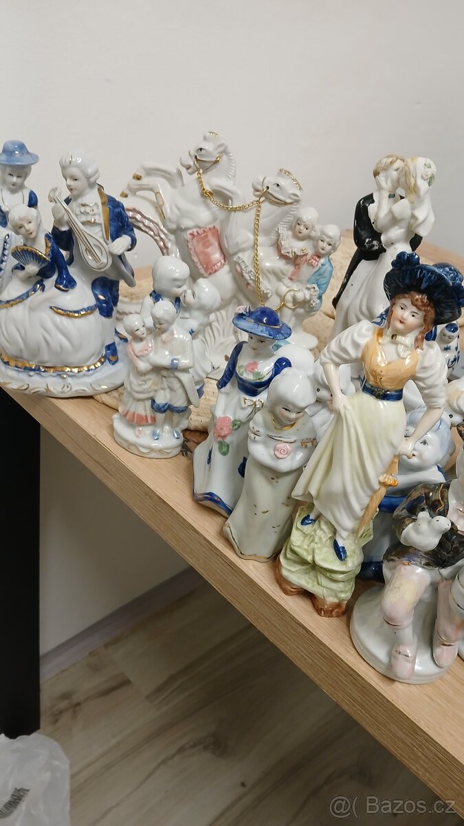 Prodam 35 ks porcelánových Sošek - 5