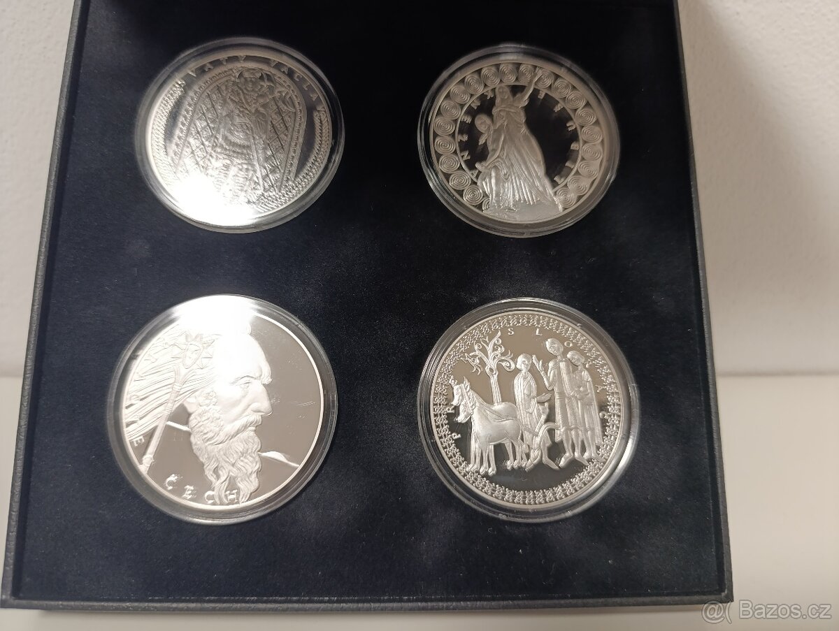 Historie českého národa - sada medailí Ag Proof - 5
