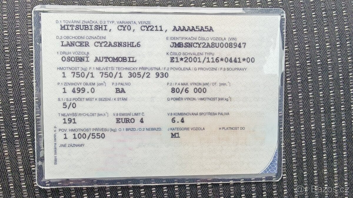 Mitsubishi Lancer 1.5i 80kw - 5