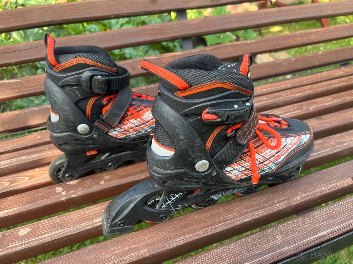 Kolečkové brusle nastavitelné vel. 32-36 - 5