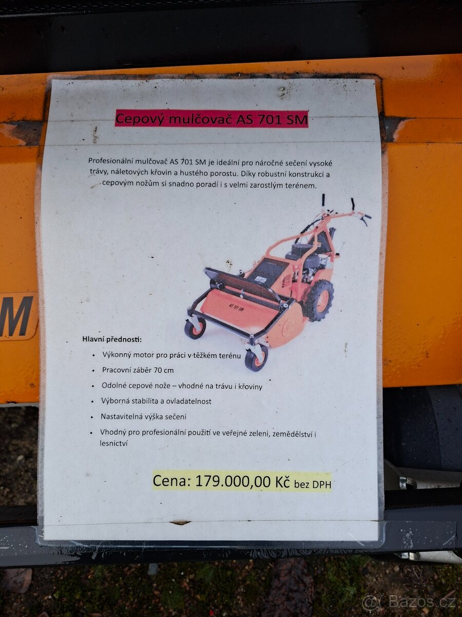 Svahový mulčovač AS 701 SM - 5