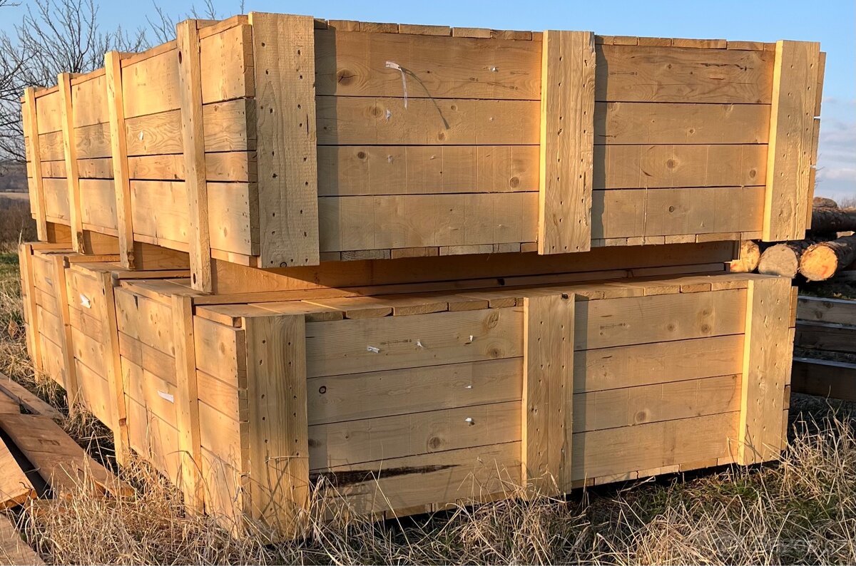 dřevěná bedna 2 ks - 5