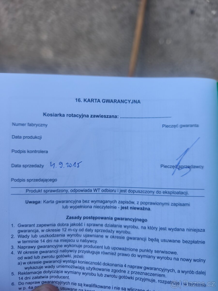 Rotační sekačka Banrol - 5