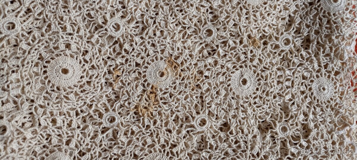 Retro dečky krajkové - háčkované či paličkované - 5