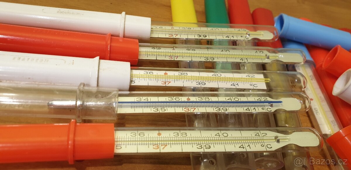 RTUŤOVÉ TEPLOMĚRY LÉKAŘSKÉ EXATHERM RETRO - 5