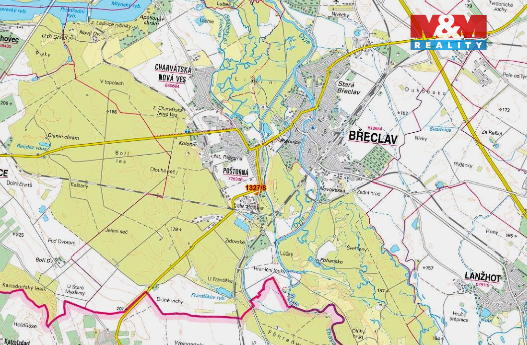 Prodej pole, 643 m², Břeclav-Poštorná - 5